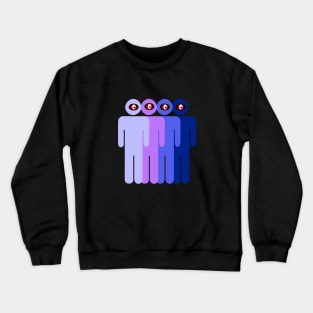 small men cyclopes multicolor Crewneck Sweatshirt